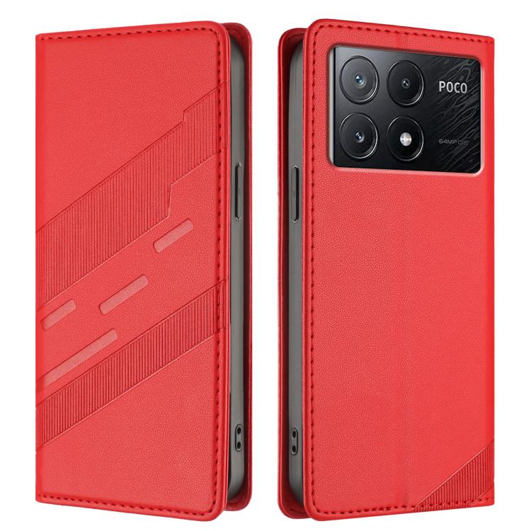 For Redmi K70E Embossed Multi-functional Wallet Retro Leather Phone Case