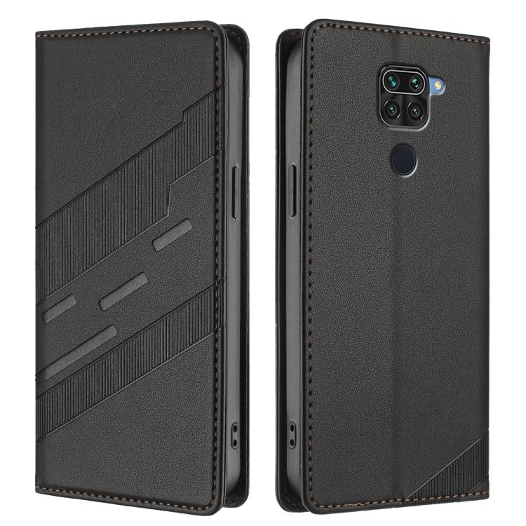 For Redmi Note 9 Embossed Multi-functional Wallet Retro Leather Phone Case