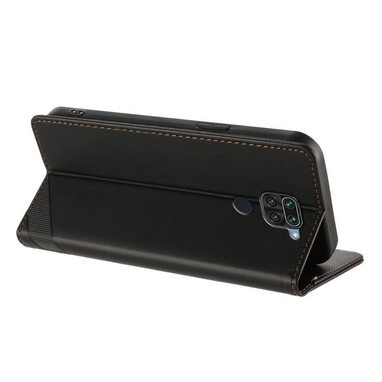 For Redmi Note 9 Embossed Multi-functional Wallet Retro Leather Phone Case