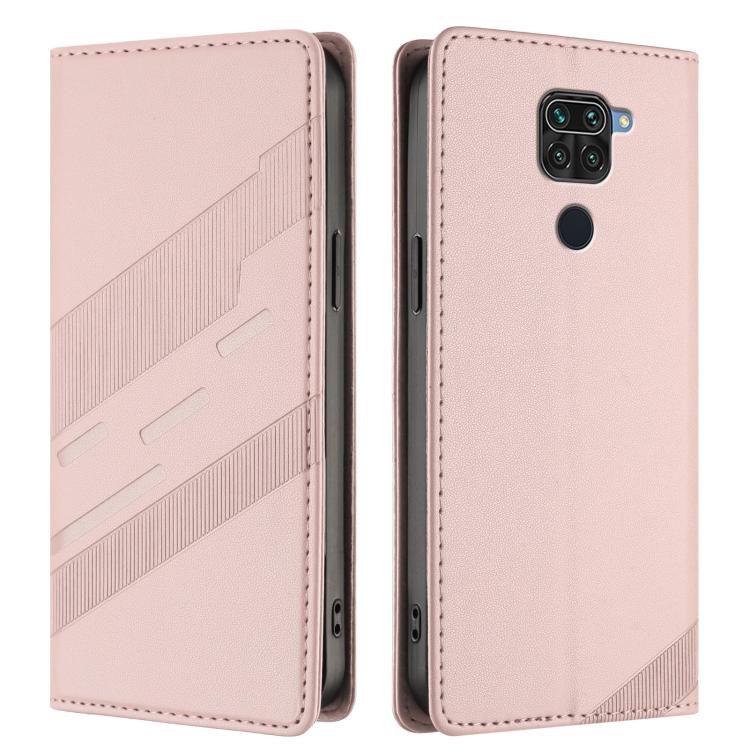 For Redmi Note 9 Embossed Multi-functional Wallet Retro Leather Phone Case