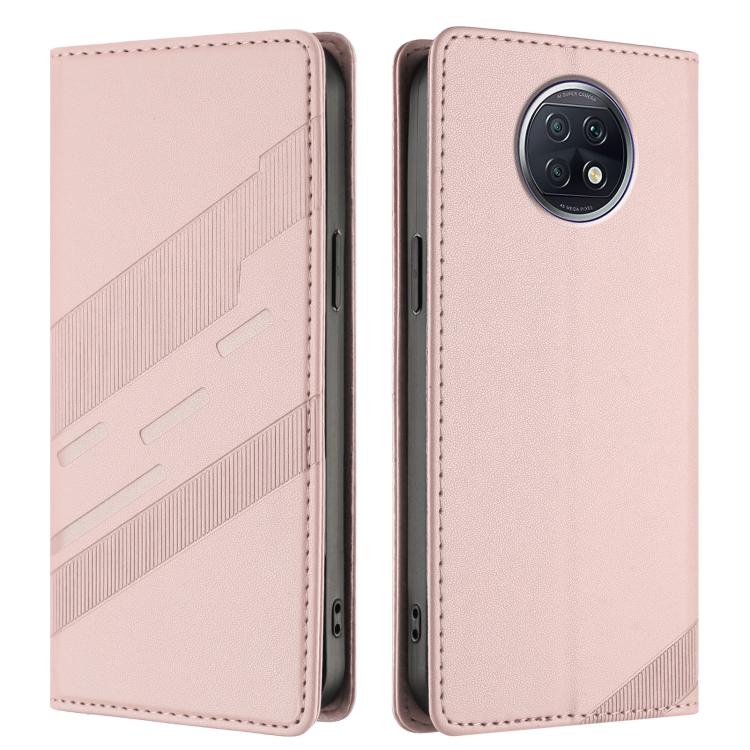 For Redmi Note 9T Embossed Multi-functional Wallet Retro Leather Phone Case