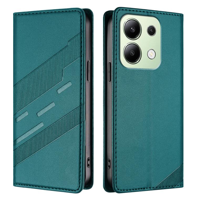 For Redmi Note 13 4G Embossed Multi-functional Wallet Retro Leather Phone Case