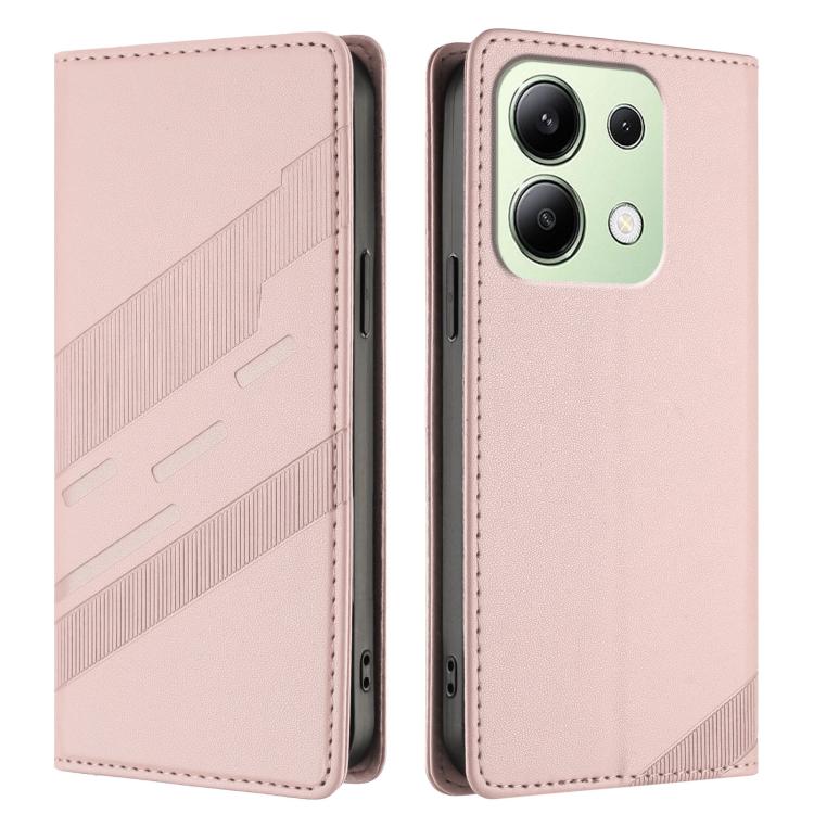 For Redmi Note 13 4G Embossed Multi-functional Wallet Retro Leather Phone Case