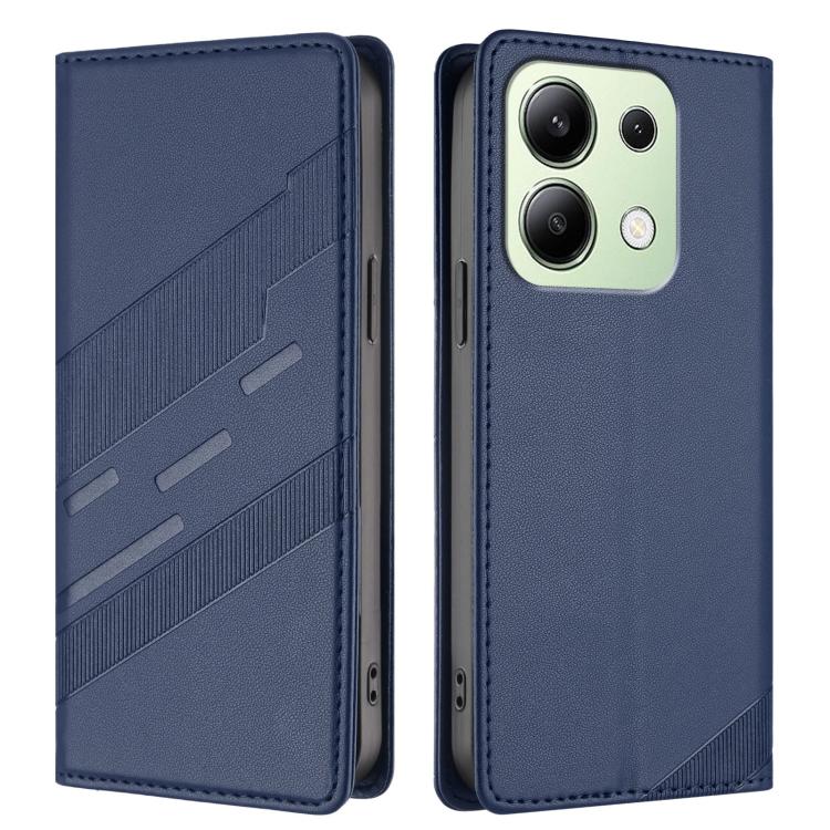 For Redmi Note 13 4G Embossed Multi-functional Wallet Retro Leather Phone Case