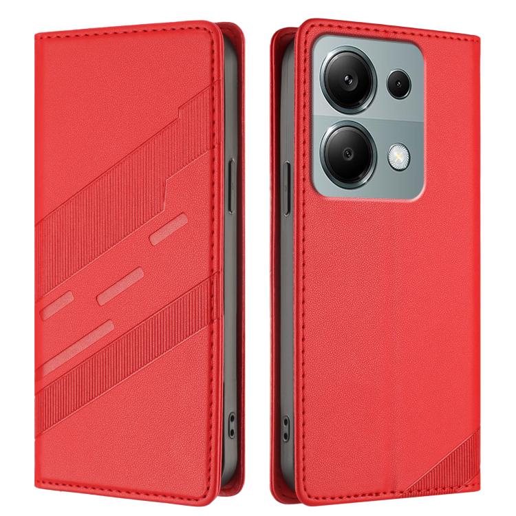 For Redmi Note 13 Pro 4G Embossed Multi-functional Wallet Retro Leather Phone Case