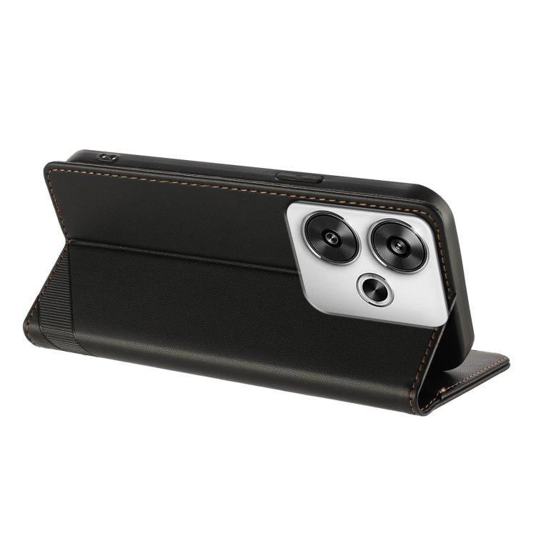 For Redmi Turbo 3 Embossed Multi-functional Wallet Retro Leather Phone Case