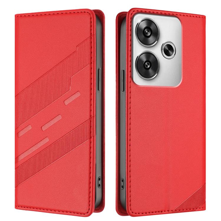 For Redmi Turbo 3 Embossed Multi-functional Wallet Retro Leather Phone Case