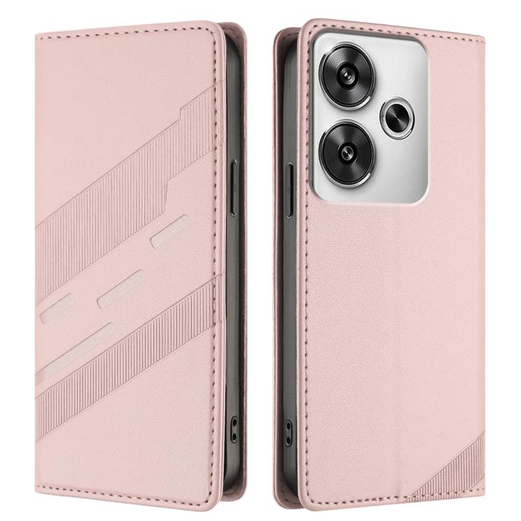 For Redmi Turbo 3 Embossed Multi-functional Wallet Retro Leather Phone Case
