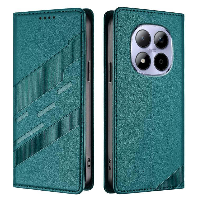 For Redmi Note 15 Pro 4G Global 163.2mm Embossed Multi-functional Wallet Retro Leather Phone Case