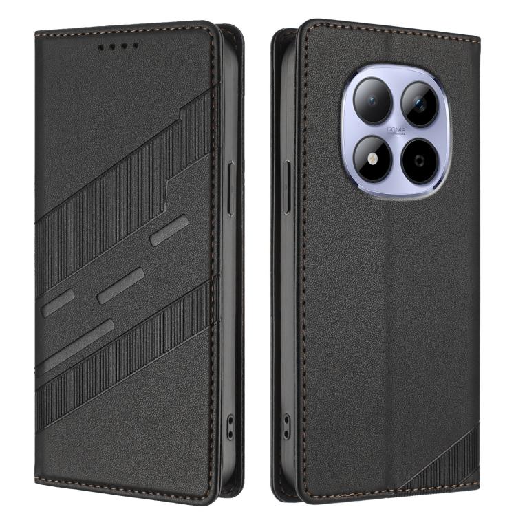 For Redmi Note 15 Pro 5G Global 163.6mm Embossed Multi-functional Wallet Retro Leather Phone Case