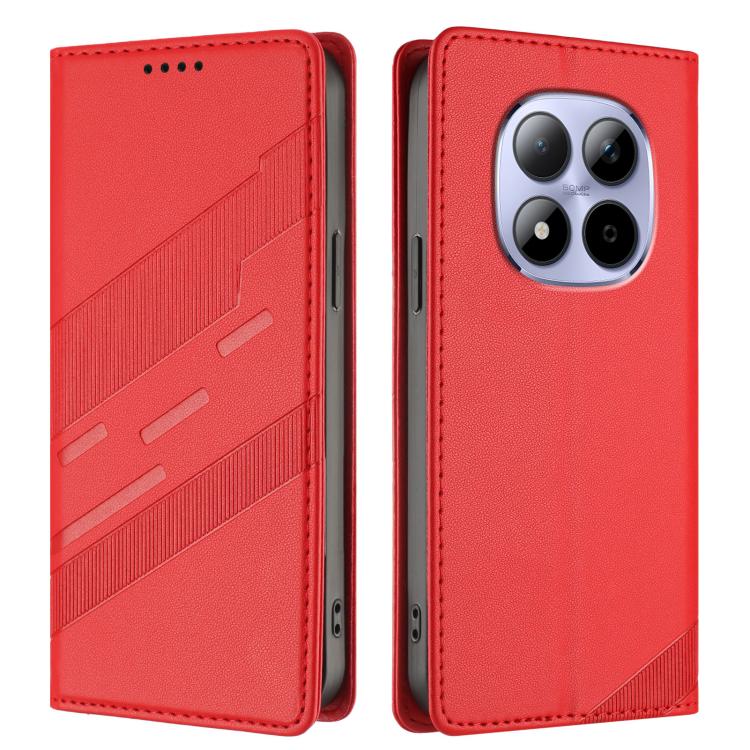For Redmi Note 15 Pro 5G Global 163.6mm Embossed Multi-functional Wallet Retro Leather Phone Case