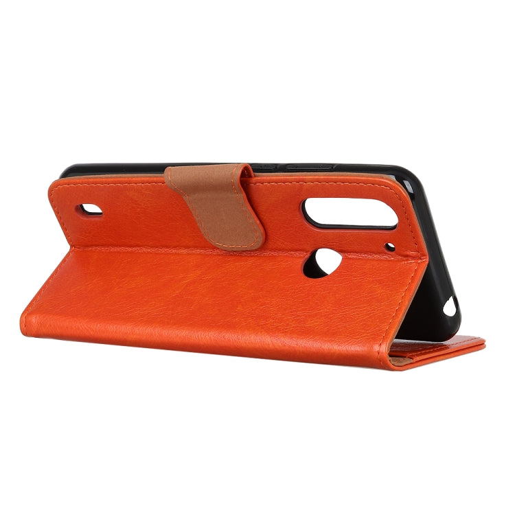 For Motorola Moto G8 Power Lite Nappa Texture Horizontal Flip Leather Case with Holder & Card Slots & Wallet