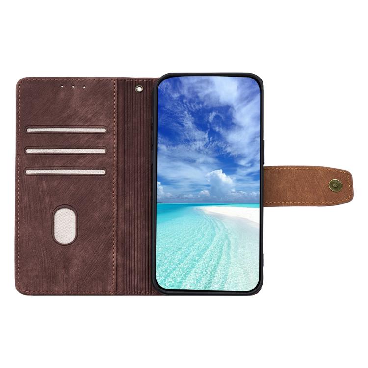 For Redmi Note 14 Pro 4G Color Stitching Skin Feel Leather RFID Blocking Phone Case