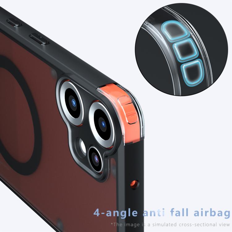 For Nothing CMF Phone 2 Pro Armor MagSafe PC Hybrid TPU Phone Case - Frosted Black