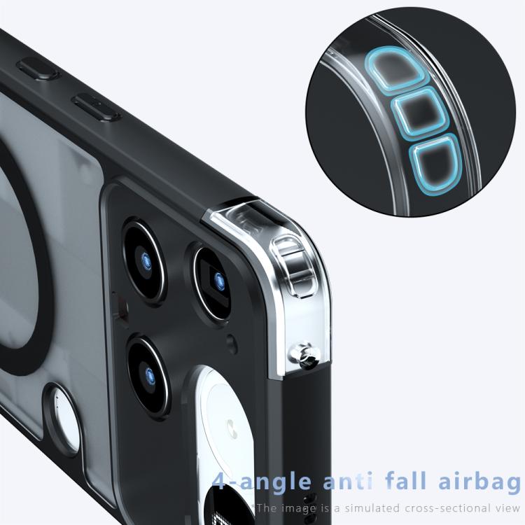 For Nothing Phone 3 Armor MagSafe PC Hybrid TPU Phone Case - Frosted Black