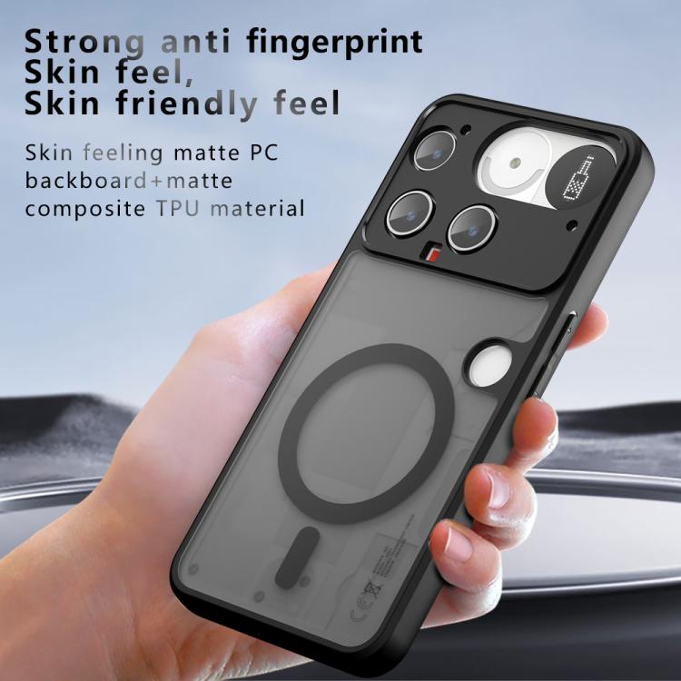For Nothing Phone 3 Armor MagSafe PC Hybrid TPU Phone Case - Frosted Black