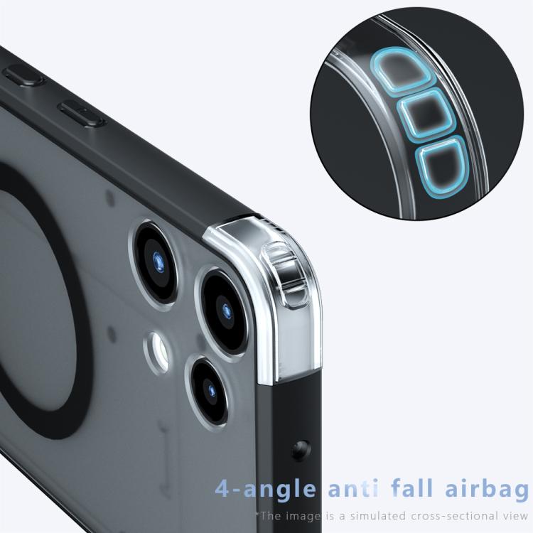 For Nothing Phone 3a Lite Armor MagSafe PC Hybrid TPU Phone Case - Frosted Black