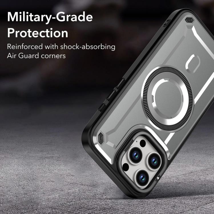 For iPhone 16 Pro Max MagSafe PC Phone Case with Lens Holder