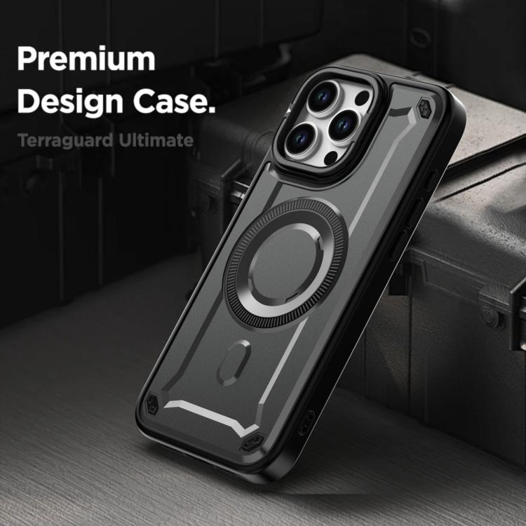 For iPhone 16 Pro Max MagSafe PC Phone Case with Lens Holder