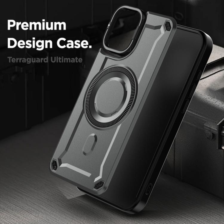 For iPhone 16 MagSafe PC Phone Case with Lens Holder