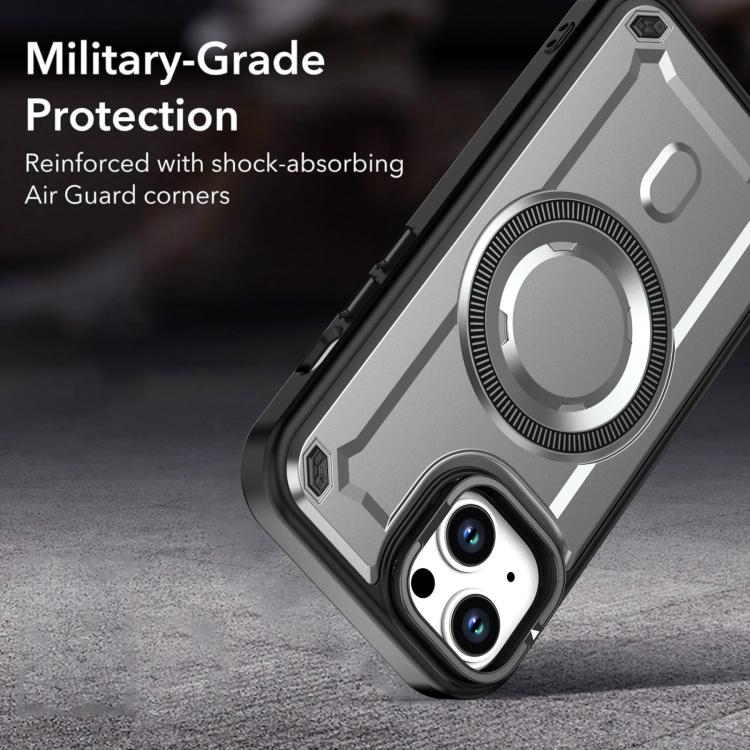 For iPhone 15 MagSafe PC Phone Case with Lens Holder