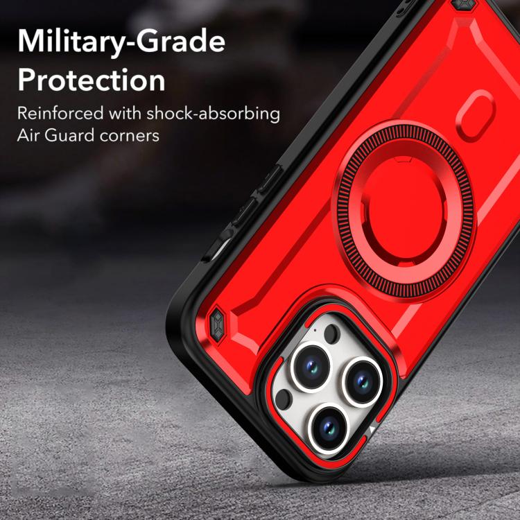 For iPhone 13 Pro Max MagSafe PC Phone Case with Lens Holder