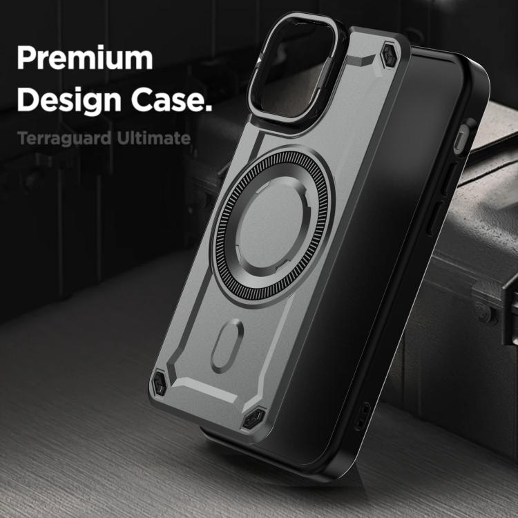 For iPhone 12 / 12 Pro MagSafe PC Phone Case with Lens Holder