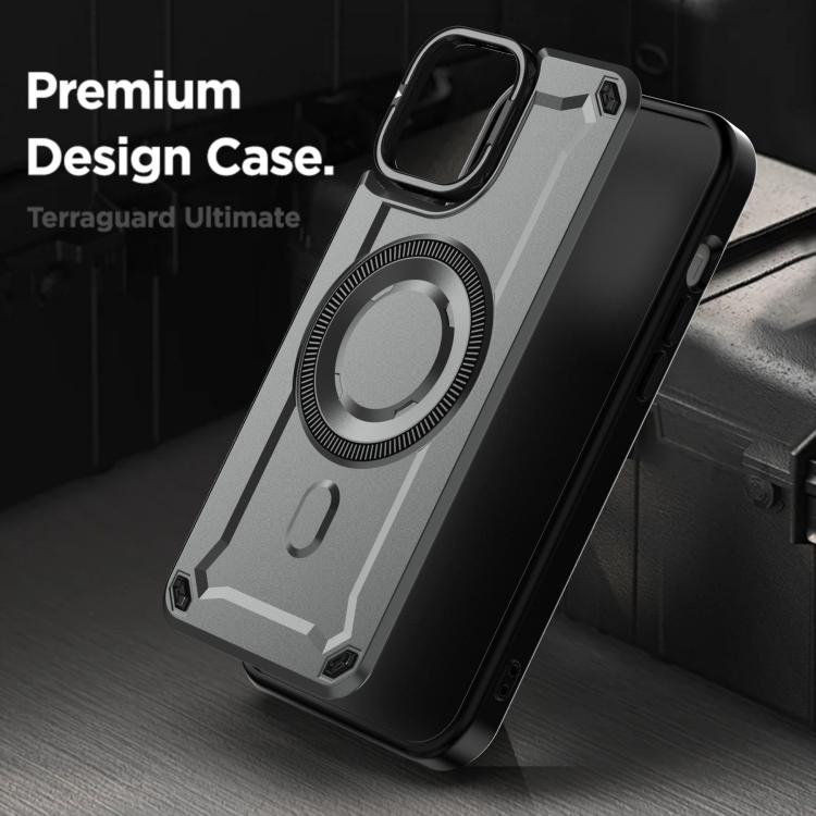 For iPhone 12 Pro Max MagSafe PC Phone Case with Lens Holder