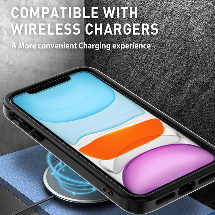 For iPhone 11 MagSafe PC Phone Case with Lens Holder