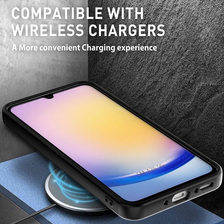 For Samsung Galaxy A26 5G MagSafe PC Phone Case with Lens Holder