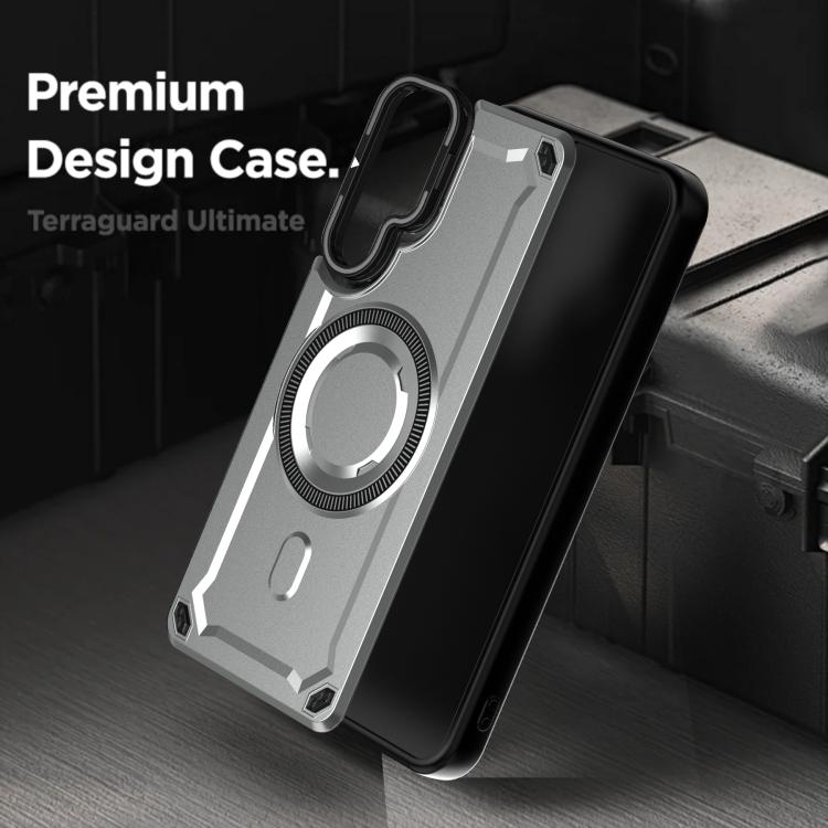For Samsung Galaxy A26 5G MagSafe PC Phone Case with Lens Holder