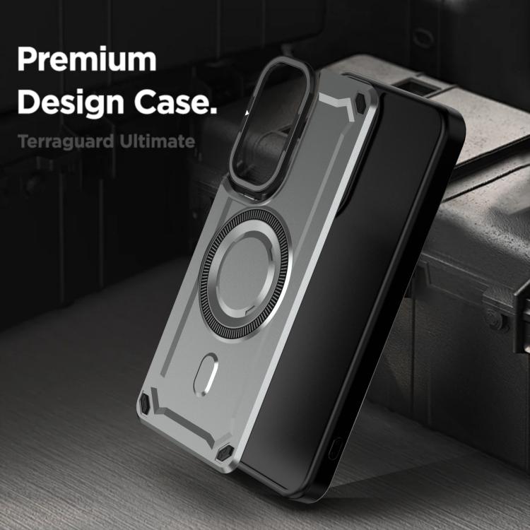 For Samsung Galaxy A56 5G MagSafe PC Phone Case with Lens Holder