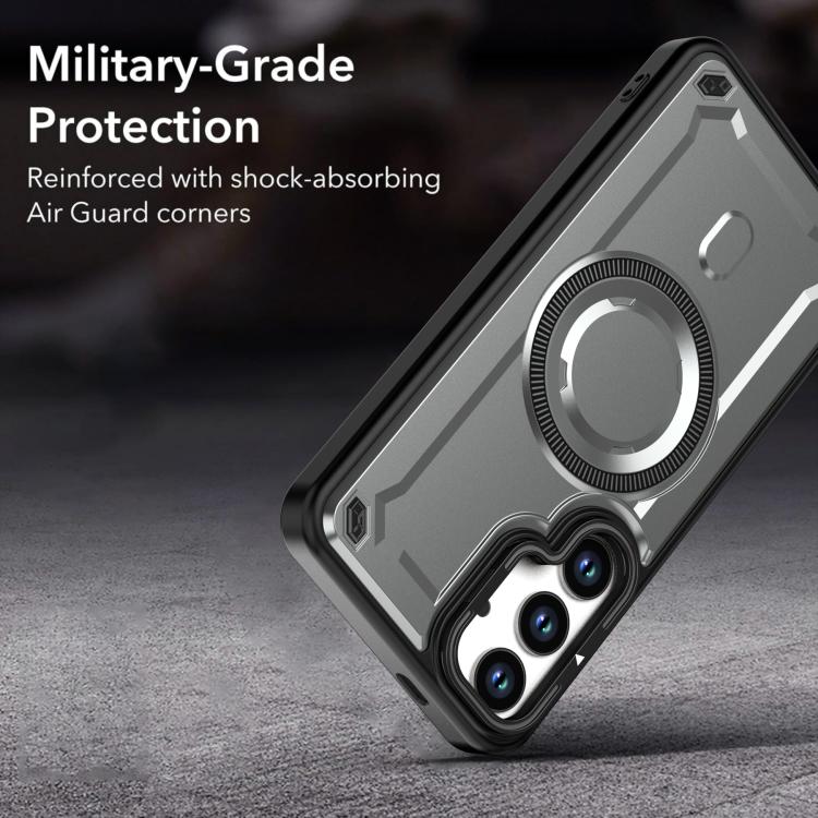 For Samsung Galaxy S25+ 5G / S24+ 5G MagSafe PC Phone Case with Lens Holder