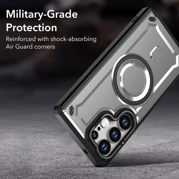 For Samsung Galaxy S25 Ultra 5G MagSafe PC Phone Case with Lens Holder