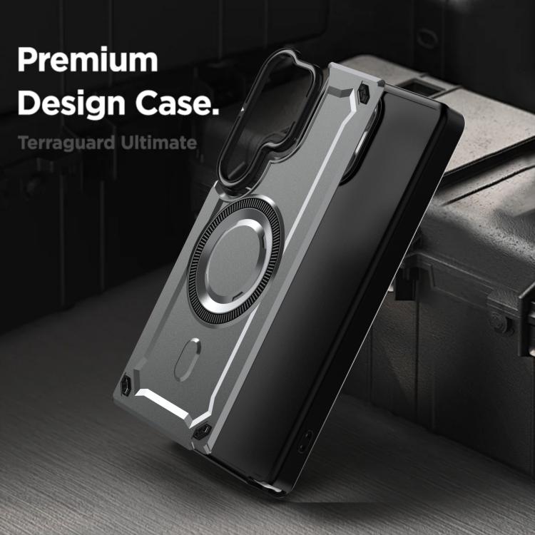 For Samsung Galaxy S25 Ultra 5G MagSafe PC Phone Case with Lens Holder
