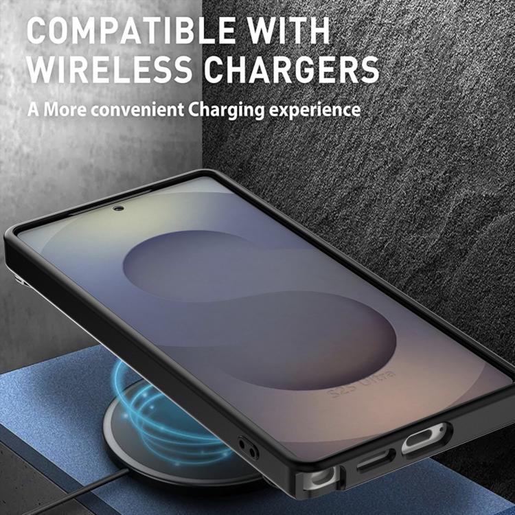 For Samsung Galaxy S25 Ultra 5G MagSafe PC Phone Case with Lens Holder