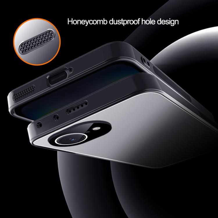 For iPhone 17e / 16e Ice Aluminum Metal Explosion-proof Frosted Phone Case