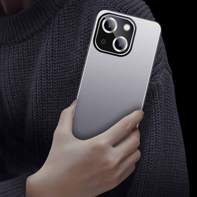For iPhone 13 Ice Aluminum Metal Explosion-proof Frosted Phone Case
