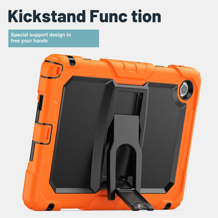 For Lenovo Tab 10.1 TB-311XU/FU Silicone Hydric PC Tablet Case with Shoulder Strap & Holder