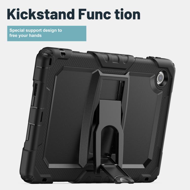 For Lenovo Tab 10.1 TB-311XU/FU Silicone Hydric PC Tablet Case with Shoulder Strap & Holder