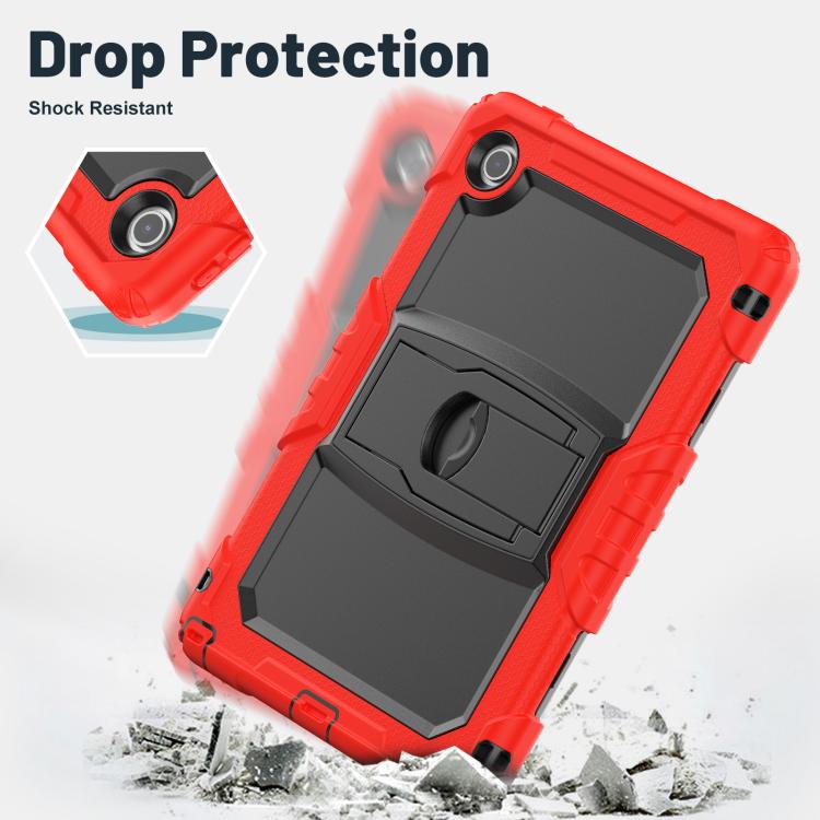 For Lenovo Tab 10.1 TB-311XU/FU Silicone Hydric PC Tablet Case with Shoulder Strap & Holder