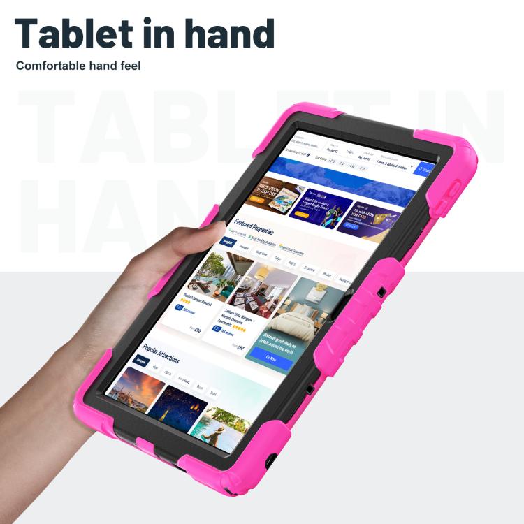 For Lenovo Tab 10.1 TB-311XU/FU Silicone Hydric PC Tablet Case with Shoulder Strap & Holder