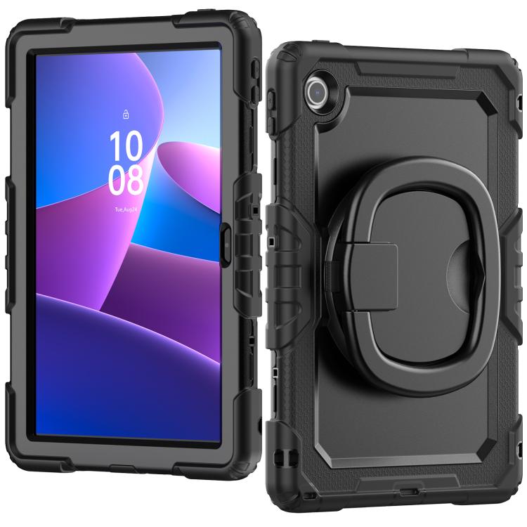 For Lenovo Tab 10.1 TB-311XU/FU D Type Silicone Hybrid PC Tablet Case with Handle Holder