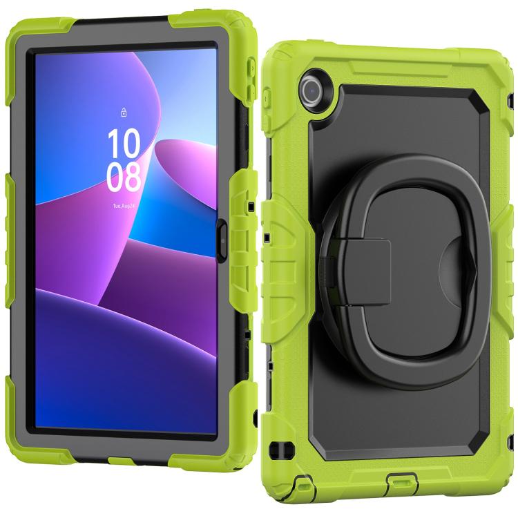 For Lenovo Tab 10.1 TB-311XU/FU D Type Silicone Hybrid PC Tablet Case with Handle Holder