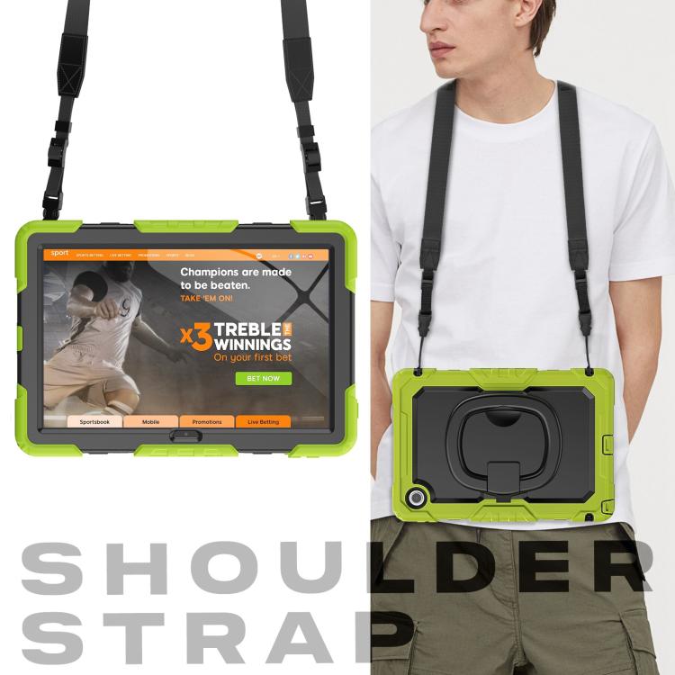 For Lenovo Tab 10.1 TB-311XU/FU D Type Silicone Hybrid PC Tablet Case with Handle Holder