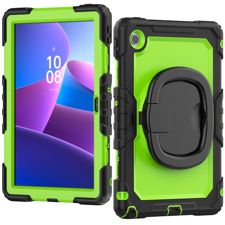 For Lenovo Tab 10.1 TB-311XU/FU D Type Silicone Hybrid PC Tablet Case with Handle Holder