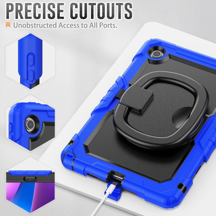 For Lenovo Tab 10.1 TB-311XU/FU D Type Silicone Hybrid PC Tablet Case with Handle Holder