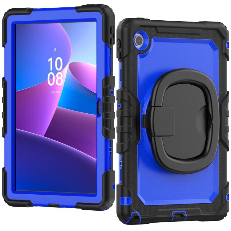 For Lenovo Tab 10.1 TB-311XU/FU D Type Silicone Hybrid PC Tablet Case with Handle Holder