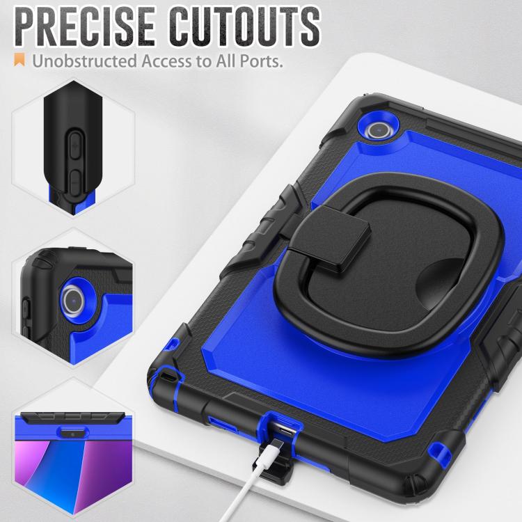 For Lenovo Tab 10.1 TB-311XU/FU D Type Silicone Hybrid PC Tablet Case with Handle Holder