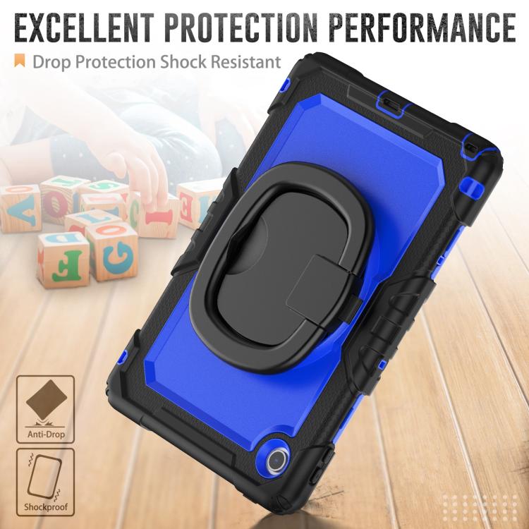 For Lenovo Tab 10.1 TB-311XU/FU D Type Silicone Hybrid PC Tablet Case with Handle Holder